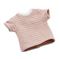 {休闲短袖}6分BJD彩虹条纹短袖夏日休闲上衣六分bjd娃衣 粉色条纹