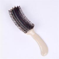 S梳逆刮蓬松晚装梳子s形梳影楼化妆盘发梳子美发包发梳打毛梳子 白色