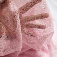 新品乱网网纱布料 蜘蛛网 高档服装面料 围巾 鞋料 1#浅紫粉 一件一米*1.6宽