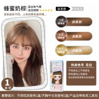 俪丝伴泡泡染发剂自己在家染不沾头皮粉棕灰蓝黑茶学生潮色显白 蜂蜜奶棕/主推潮流色