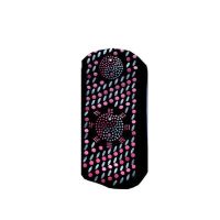 自发热袜子可水洗男女四季中筒保暖袜保健暖脚袜按摩足底防臭袜 黑色 发热袜子1双装