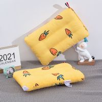 可水机洗全棉儿童卡通小枕头幼儿园单人护颈枕小学生宿舍四季通用 儿童枕小萝卜一只装 30*50*6CM一只