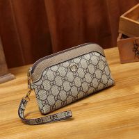 钱包女2021新款手拿包女士钱包女小巧长款零钱包多功能手机手抓包 **GD配卡其色小号