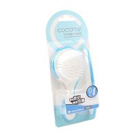 COCOME可可萌新生婴幼儿梳子头皮按摩头刷套装去头皮胎垢宝宝专用 萌萌天空蓝