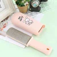 粘猫毛狗毛清理器刷毛除毛神器吸毛器宠物家用去床上毛发粘毛器 粉色小兔子