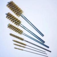 钢丝刷加密管道打磨除锈内孔抛光去毛刺清理电钻套杆加密不锈钢丝 铜丝管道刷直径30mm 柄6*100