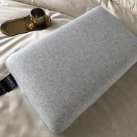 日式记忆棉慢回弹零压力枕头护颈椎助眠单人家用学生宿舍面包枕芯 浅灰3050(儿童枕)
