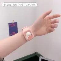 夏季驱蚊手环卡通儿童青少年固体防蚊手环伸缩驱蚊脚环防蚊虫叮咬 闪光款-趴趴兔 1个装