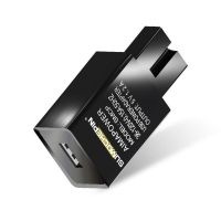 电动车手机充电器 48V60V72V96V转5V电瓶车通用转换usb车载插头 黑色款 单插头