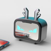 无线蓝牙音箱闹钟小音响低音炮女生生日礼物男朋友创意教师节礼物 酷酷龙*黑色(男神专属)