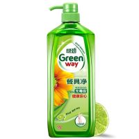 绿劲洗洁精餐具净实惠果蔬清洗剂洗涤家用学校洗碗厨房组合装 1.28kg*1瓶体验装