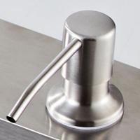 水槽皂液器厨房洗洁精按压瓶不锈钢大容量免加洗涤剂按压器延长管 [皂液器通用泵头]单独