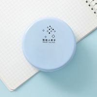 桌面吸尘器学习神器电动橡皮擦铅笔屑学生清洁器手持usb吸尘器 蓝色简约 [不带电池]