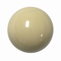 台球散球台球白球 台球子水晶母球黑8球子零卖桌球子散卖单个台球 普通大号5.72cm直径 白色(母球)