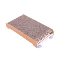 猫抓板立式猫爪板磨爪器不掉屑防猫抓沙发保护大号耐磨猫咪用品 吸盘瓦楞纸大号抓板1套