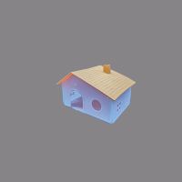 鹦鹉塑料鸟房子文鸟鸟窝虎皮保暖窝牡丹鸟巢玄凤繁殖箱鸟用品用具 小号塑料窝(颜色随机)