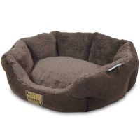 四季通用深度睡眠清货狗窝贵宾泰迪冬季保暖小型犬流浪猫窝宠物冬 巧克力色灯芯绒(特价) 45*38cm(5斤内)