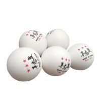 多色便携式自动伸缩乒乓球网架家用室内标准网柱儿童视力训练玩具 1份 5个 乒态度乒乓球