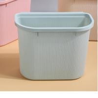 厨房橱柜门挂式垃圾桶创意挂架大号加厚垃圾分类桶家用挂壁塑料架 1个装 单独挂桶-随机颜色