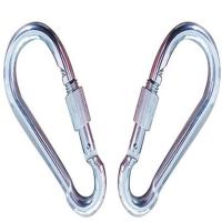 秋千配件连接带连接环扣挂钩连接器户外挂单杠树枝荡秋千安装配件 挂钩一对不含连接带