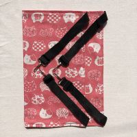 猫吊床秋冬宠物猫垫加绒猫咪铁笼吊床挂钩猫窝猫床仓鼠笼宠物吊床 淡红色小猫(薄款) 尺寸(中号-46cm*37cm)