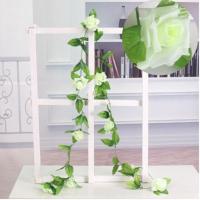 仿真草球太阳花球向日葵仿真假花球商场中庭美陈道具展厅店铺吊饰 玫瑰花花藤2.4米长