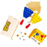 宝宝拍儿童护眼弹球双人成行抛接对接求趣味感统训练户外亲子玩具 宝宝拍正品(蓝红颜色随机)