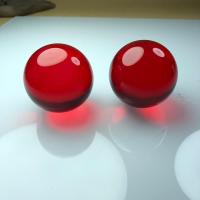 专治鼠标手二代血珀颜色手球健身手球中老年健康按摩手球 红色