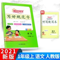 2021秋阳光同学写好规范字 语文 一二三四五六年级上册统编人教版 一年级上册