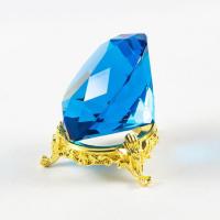 水晶钻石支架水晶球托水晶球底座金属球支架金属球托镀金属球底座 金色款 1只装