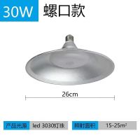 LED工矿灯鳍片仓库厂房超亮大功率灯泡工业吊灯罩工厂车间照明灯 30W三防灯螺口款