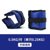 跑步沙袋绑腿负重装备男女儿童跳舞学生专用绑手训练全套减肥沙包 [两只0.5公斤]体重60斤以内