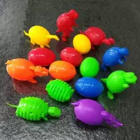 扭蛋盒蛋扭扭蛋二元扭蛋机专用扭蛋球变形益智玩具礼物 恐龙蛋 7个装