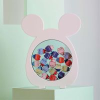 萌趣兔儿童乳牙盒换牙纪念男孩女孩存牙罐收藏宝宝胎毛牙齿收纳盒 乳牙盒-奶盖白-彩色牙齿 新款M1