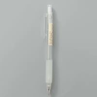 日本MUJI无印良品文具自动铅笔0.5mm透明笔杆防疲劳考试笔学生用 透明铅笔 单支装送橡皮