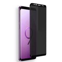 三星S8手机膜S8+/S9/S9+/note8/note9全屏3D曲面钢化玻璃保护彩膜 [全屏防窥黑色 一片装] S8
