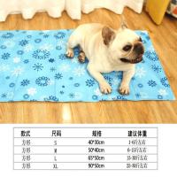 宠物冰垫夏季降温制冷凝胶冰凉垫狗狗凉席冰席猫咪冰窝垫子用 S码 1-6斤奶猫(奶狗) 双面冰垫 方形雪花