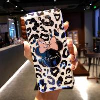 ins豹纹华为Mate40pro手机壳P40滴胶Nova7pro/6/水钻mate30少女软 黑色豹纹背影米妮 华为P3