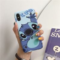 苹果13手机壳XR/XS MAX硬壳iPhone6磨砂7/8plus男女款11PROMAX/12 蓝史迪仔 苹果6/6S