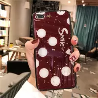 oppoR17/RenoAce/K5手机壳A11X女Reno2/F11Pro滴胶R15x防摔A59s套 滴胶-红底波点[