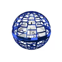 [智能悬浮]新款UFO回旋飞球益智儿童玩具反重力炫酷七彩球悬浮 魔术飞行回旋球[蓝色] 标配充电线