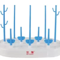 奶瓶干燥架 奶瓶架 晾干架晾晒架抗菌婴儿奶瓶树形沥水架 贝翔晾干架