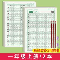 一年级语文同步练字帖上下册人教版小学生专用硬笔书法练字本 一年级上册[共76页] [赠练字礼包]