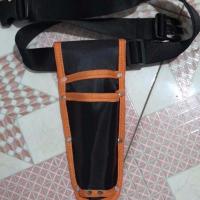 果树修剪工具包帆布多功能腰包剪树师傅专用园艺电动剪便携式腰包 两兜工具包