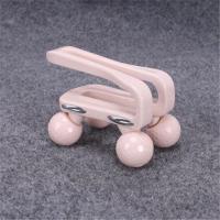 全身通用滚轮按摩器滚珠紧肤手臂腿部腹部小腿肌肉提拉肩部按摩轮 按摩四珠车粉