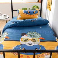 [被套+枕套+床单]亲肤水洗棉单人三件套床上用品学生宿舍上下铺 潮流熊猫 [一条床单]1.5米*2.0米