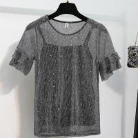 单/套装 御姐气质女2021春装女神范时尚很仙的两件套洋气法国小众 黑色(单上衣) S