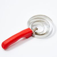 牛挠毛神器兽用6圈不锈钢马刷子挠痒器牛毛刷马房用品马匹清洁 红色4圈