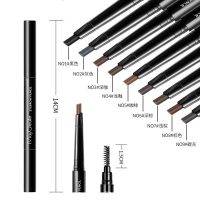 健美创研双头眉笔彩妆持久防水防汗不脱色持久自然 01#黑色 经典款1支装