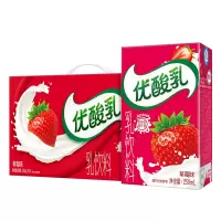 伊利草莓优酸乳250ml*24